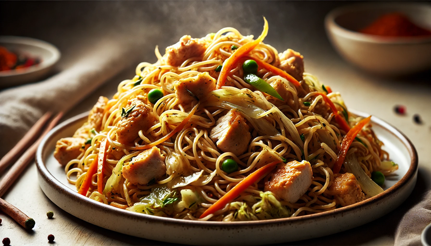 delicious food at hotel brick